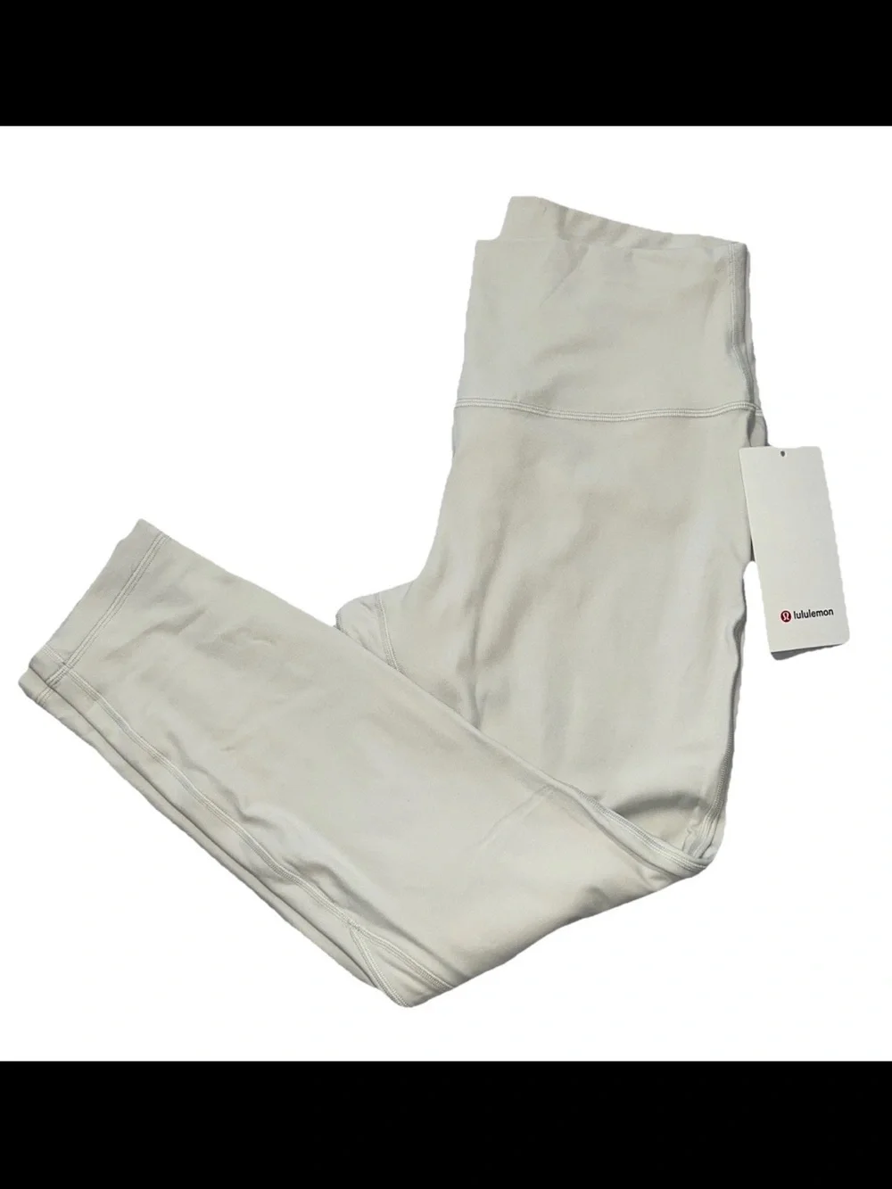 NWT*LULULEMON*SIZE 12*ALIGN HIGH RISE 25”LENGTH PANT*AUTHENTIC*BONE/IVORY*$98
